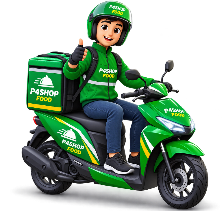 P4SHOP FOOD Delivery Rider
