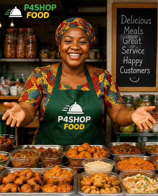 Happy P4SHOP FOOD Vendor
